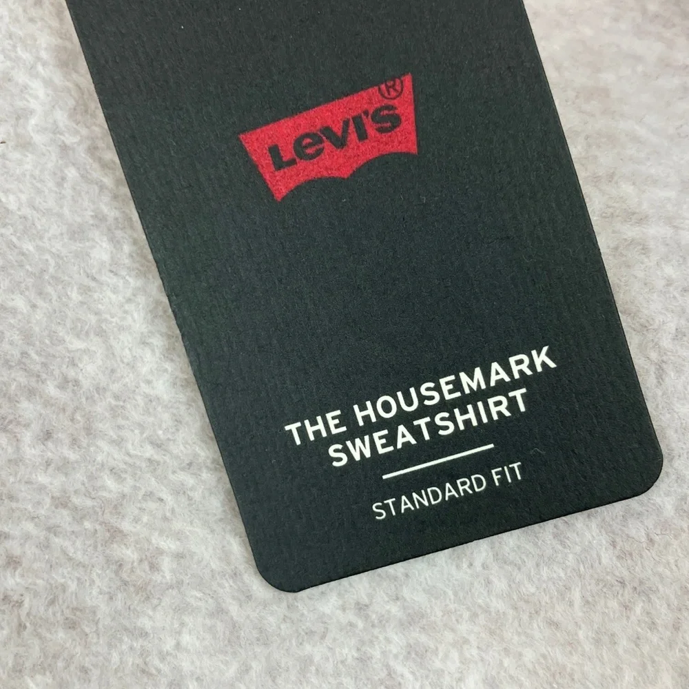 Levis Housemark Sweatshirt Hoodie Red Full Zip Up NWT